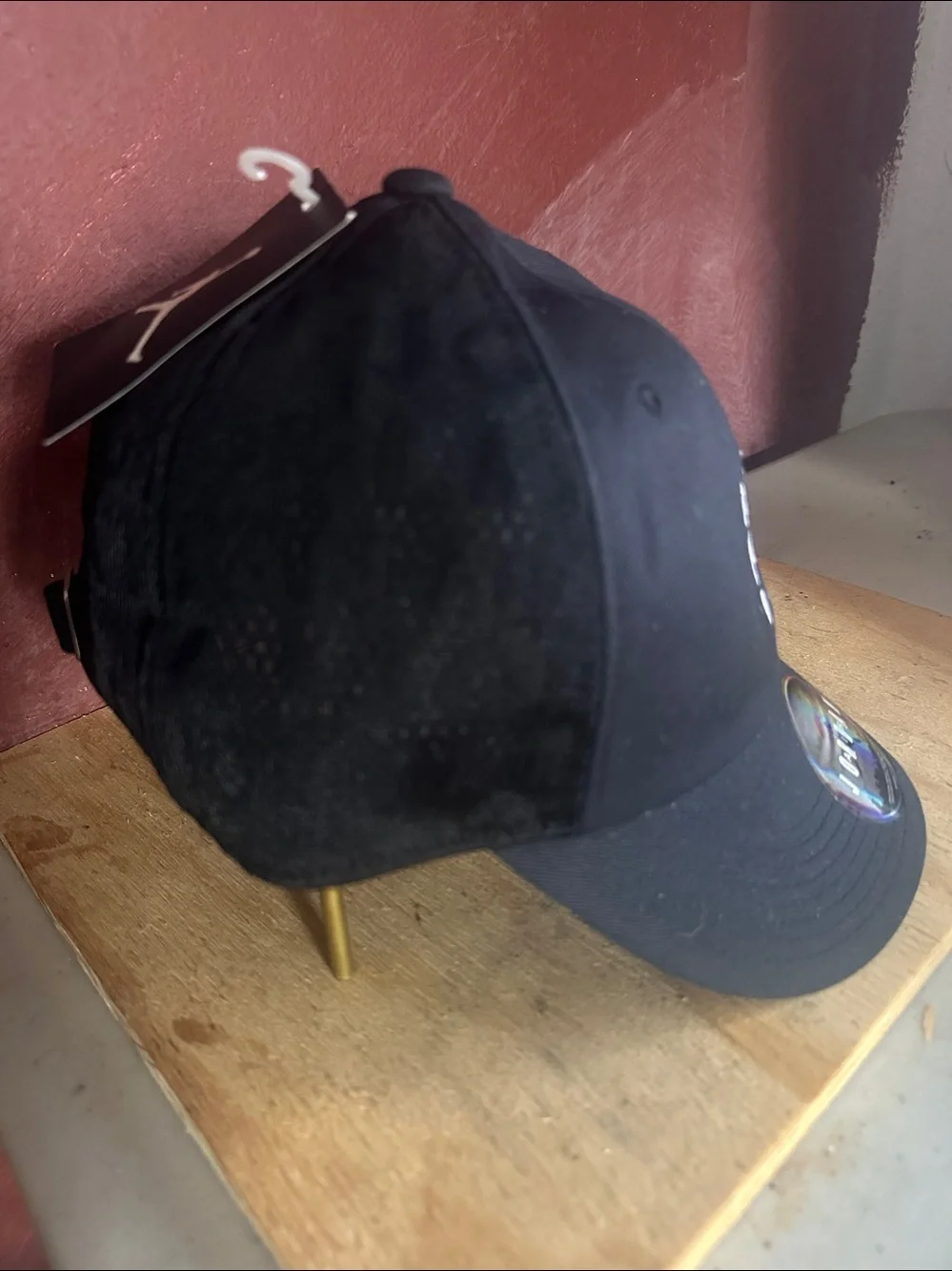 Air Jordan black sport golf hat cap athletic official brand new with tags